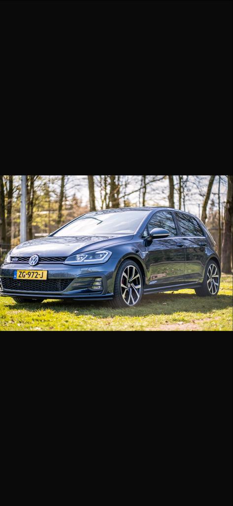 Volkswagen Golf 2.0 TDI 184pk 5D 2017 Blauw, Auto's, Stof, 4 cilinders, 700 kg, Blauw