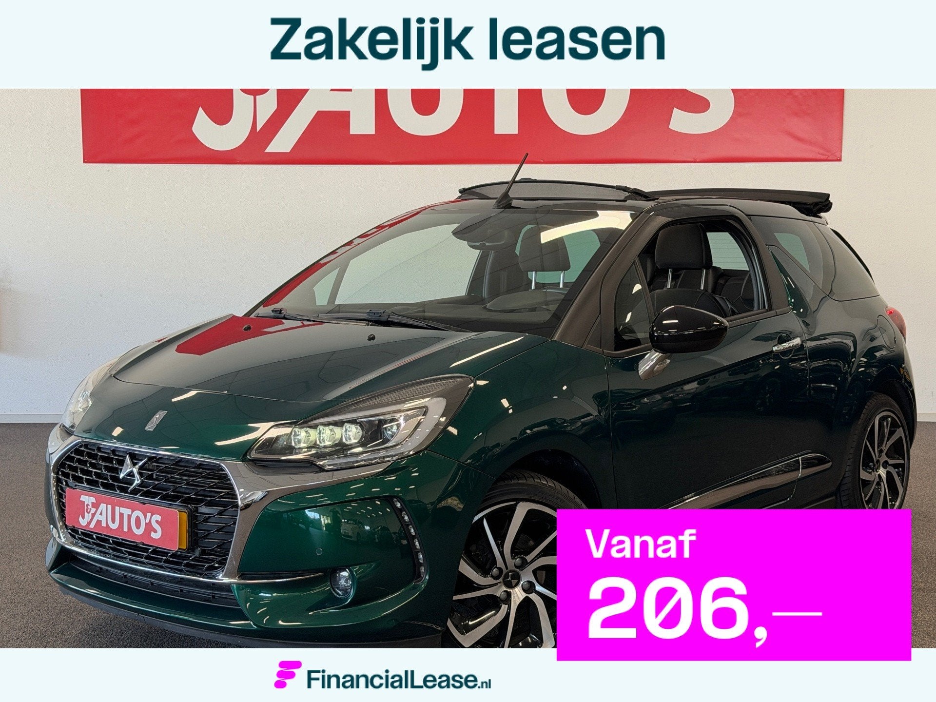 Citroen DS 3 Cabrio 1.2 PureTech Shine| NAVIGATIE, CAMERA, C, Voorwielaandrijving, Gebruikt, Euro 6, 1199 cc