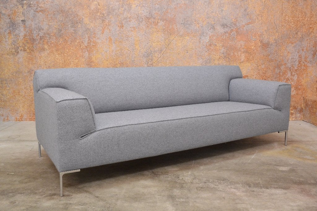 NIEUW beklede Design on Stock Bloq bank in Amdal stof, Stock Bloq, Stock Bloq, 75 tot 100 cm, Ophalen of Verzenden