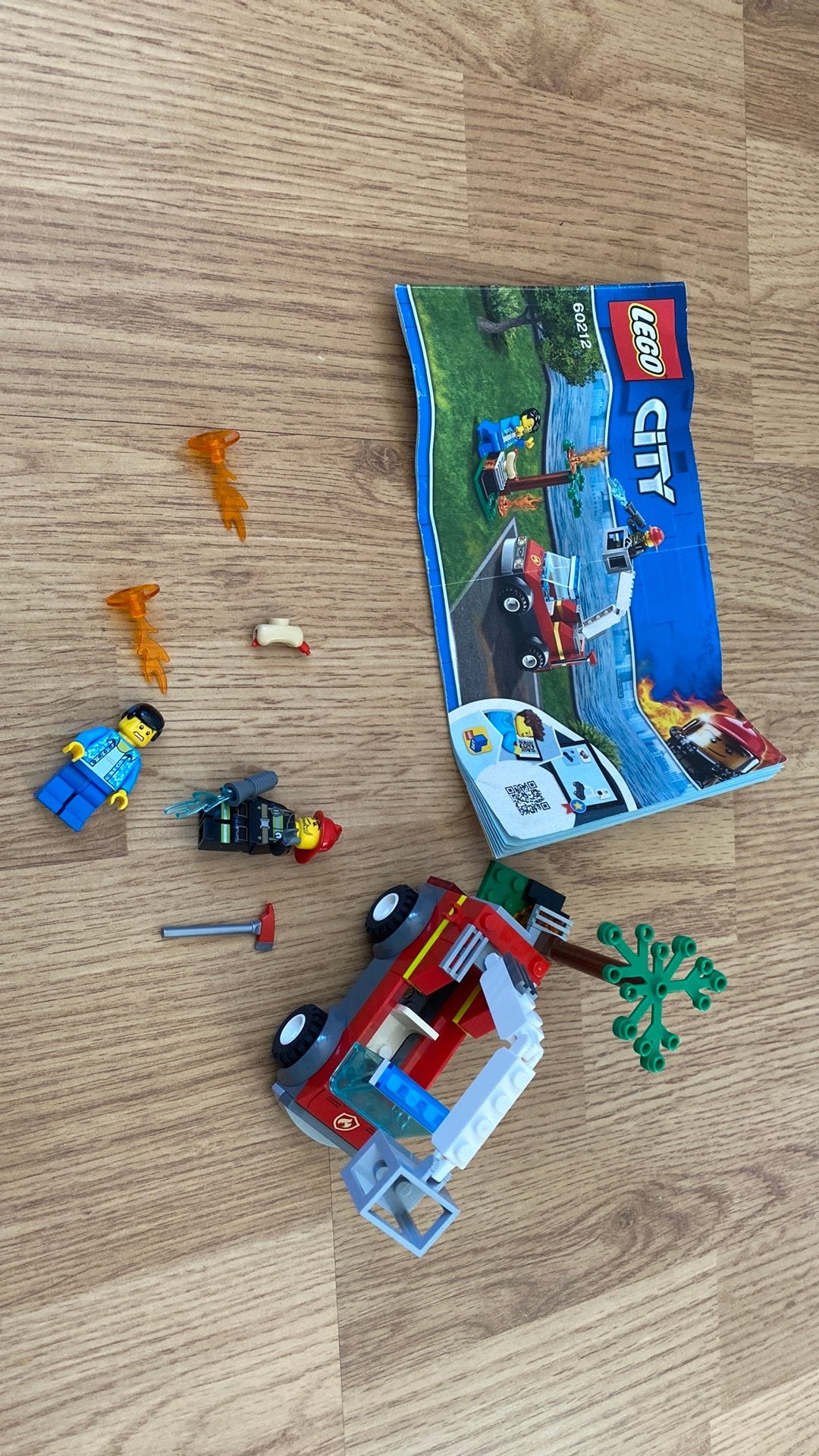 Lego city brandweer 60212, Ophalen of Verzenden, Zo goed als nieuw