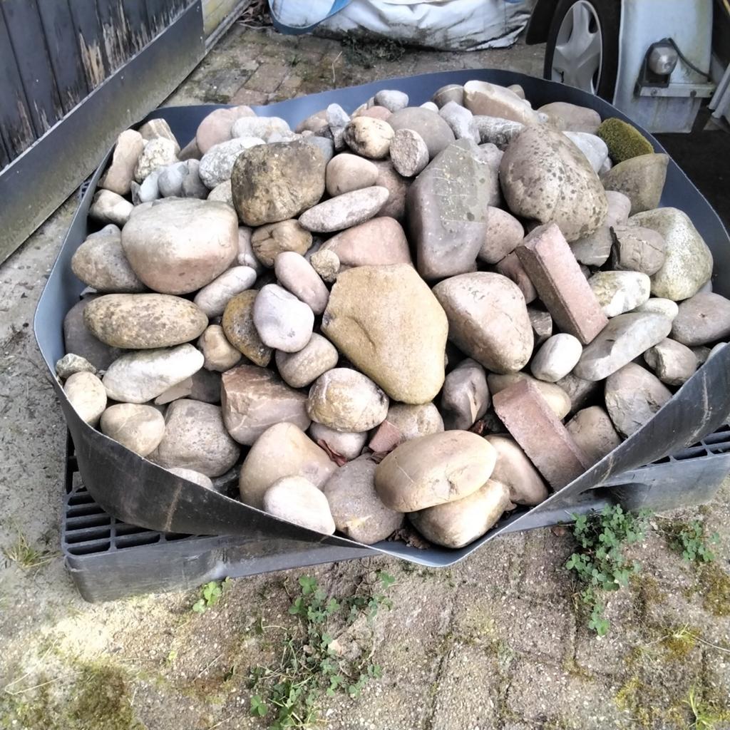 Keien sierstenen natuurstenen, Tuin en Terras, Grind, Keien en Split, Ophalen, Gebruikt, Multi, Overige materialen