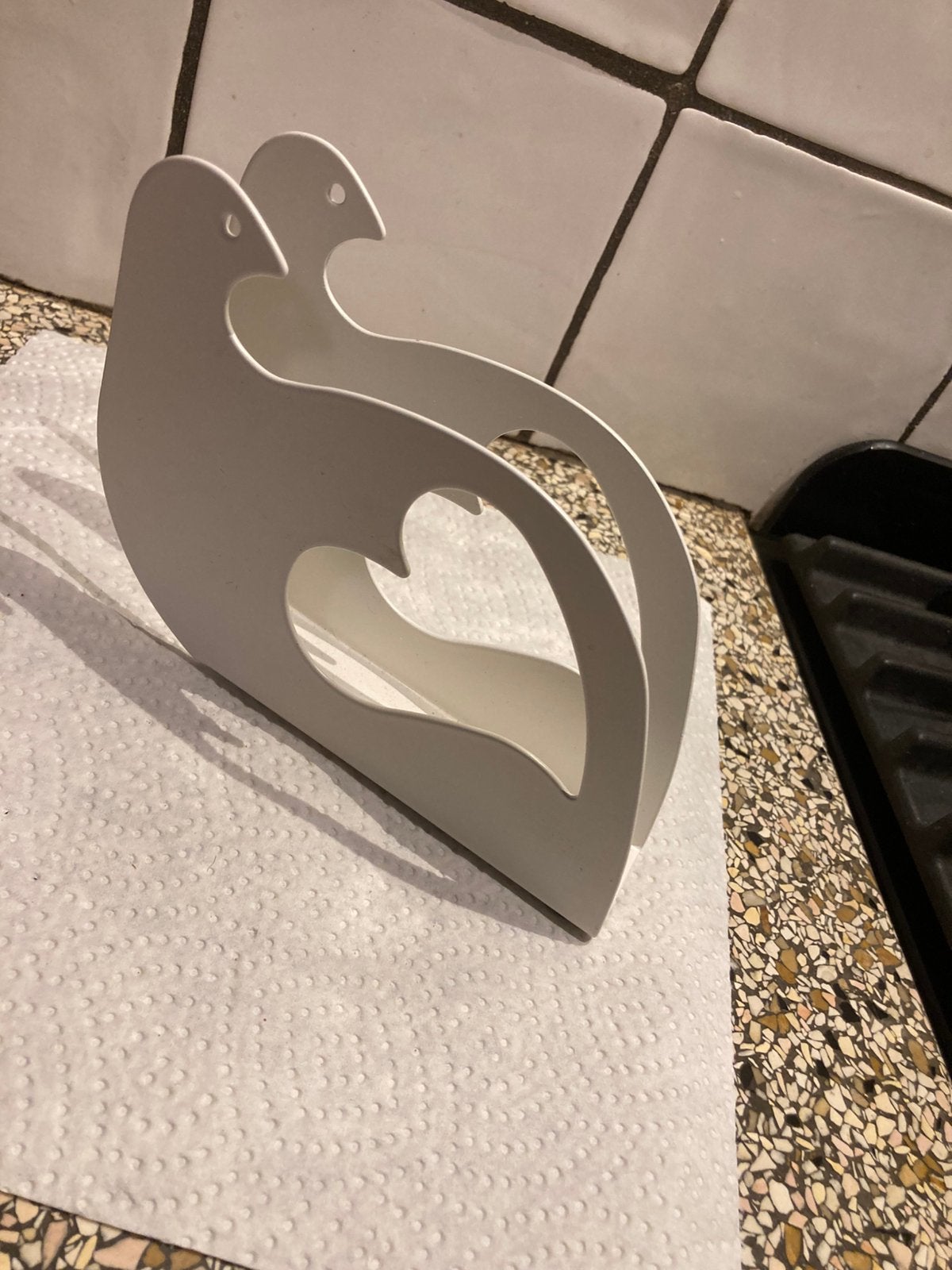 Metalen brievenstandaard duif, Ophalen of Verzenden