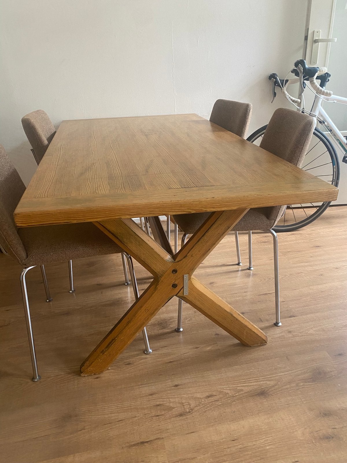 Eettafel, Ophalen, Zo goed als nieuw, Rechthoekig, 50 tot 100 cm