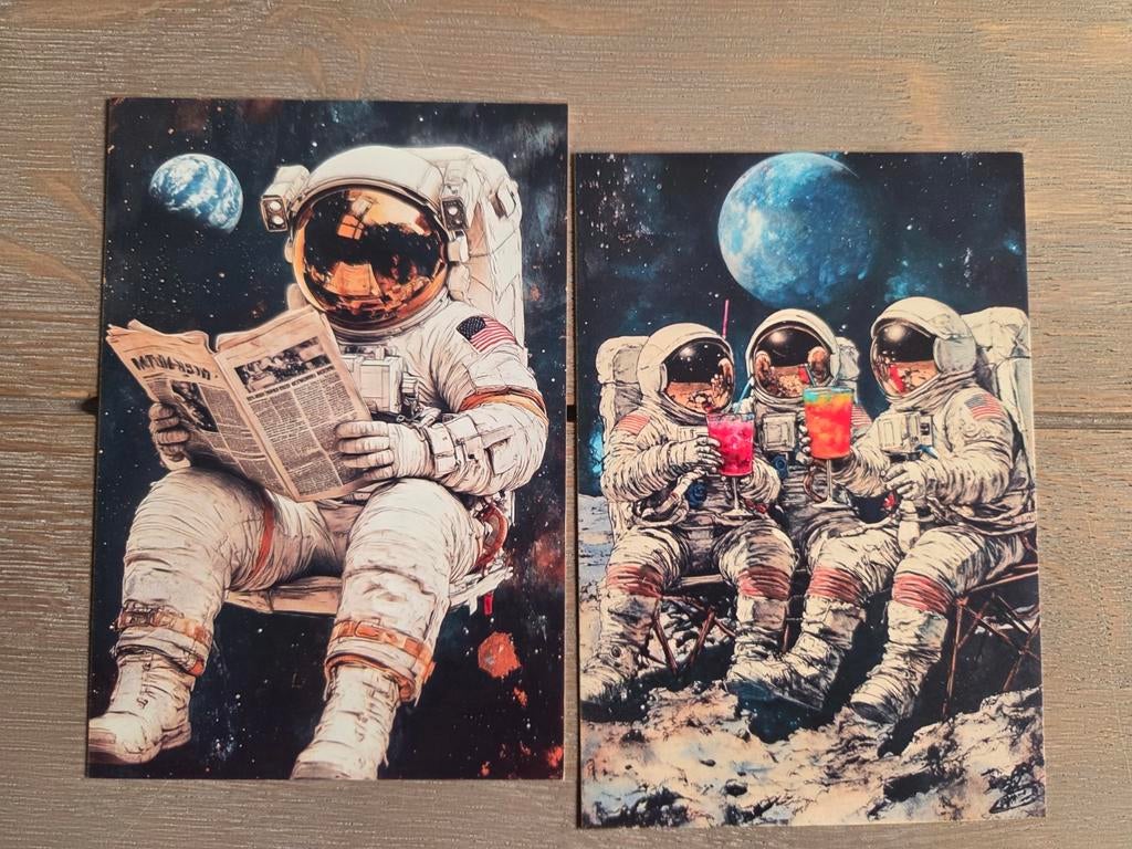 RETRO RUIMTE SPACE PLANETEN 7, Verzamelen, Ophalen, Overige thema's