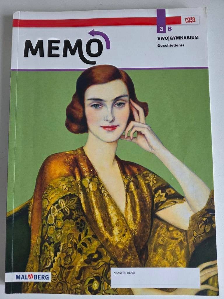 Memo Geschiedenis VWO 3B - Zo goed als nieuw, VWO, Geschiedenis, Diverse auteurs, Ophalen of Verzenden