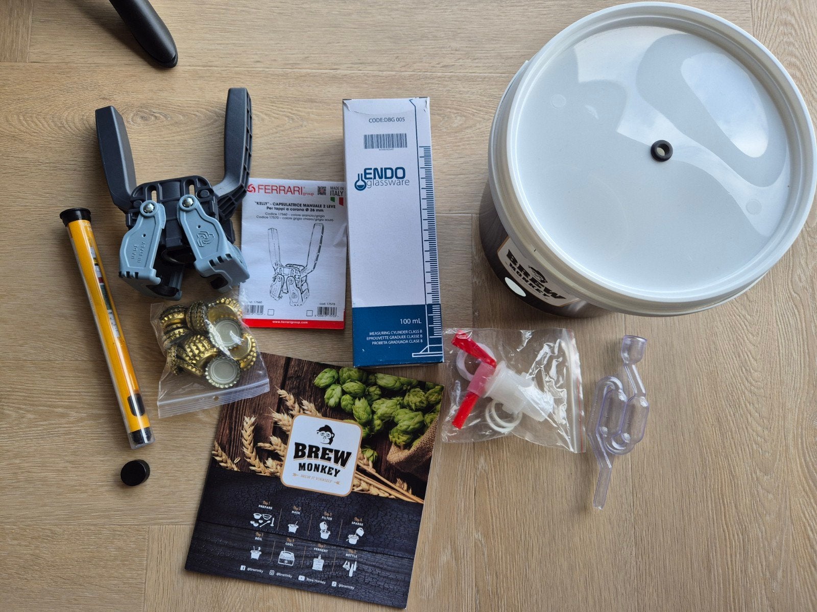 Brouwkit voor thuisbrouwen - compleet pakket, Ophalen, Nieuw
