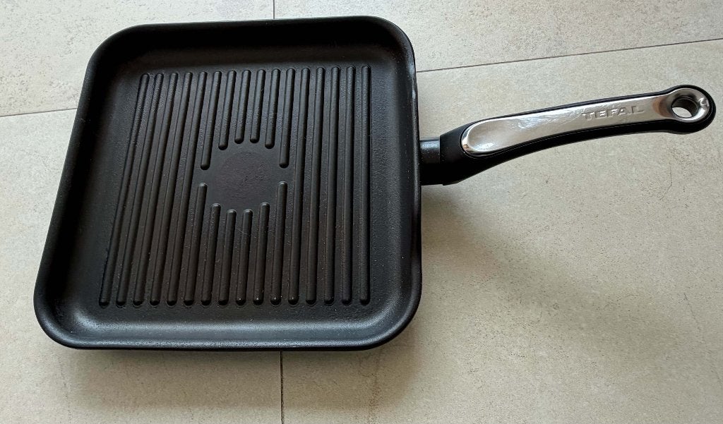 Tefal Grillpan, Overige typen, Aluminium, Ophalen of Verzenden, Antiaanbaklaag
