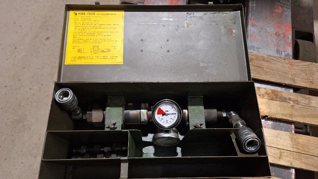Hiab-Foco olie flowmeter / Parker UCC Flowline debietmeter, Ophalen of Verzenden, Gebruikt, Vocht of Vloeistof
