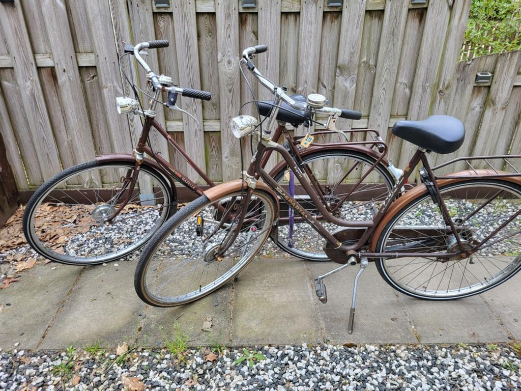 2 x Vintage,Retro of Oldtimerfietsen, Fietsen en Brommers, Fietsen | Oldtimers, 51 tot 55 cm, Ophalen