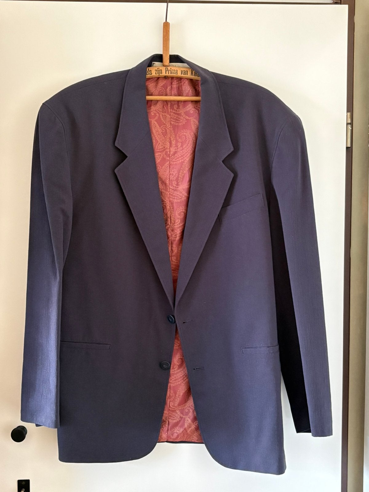 Colbert Donker Blauw van Melka Gratis., Ophalen, Zo goed als nieuw, Maat 52/54 (L), Blauw
