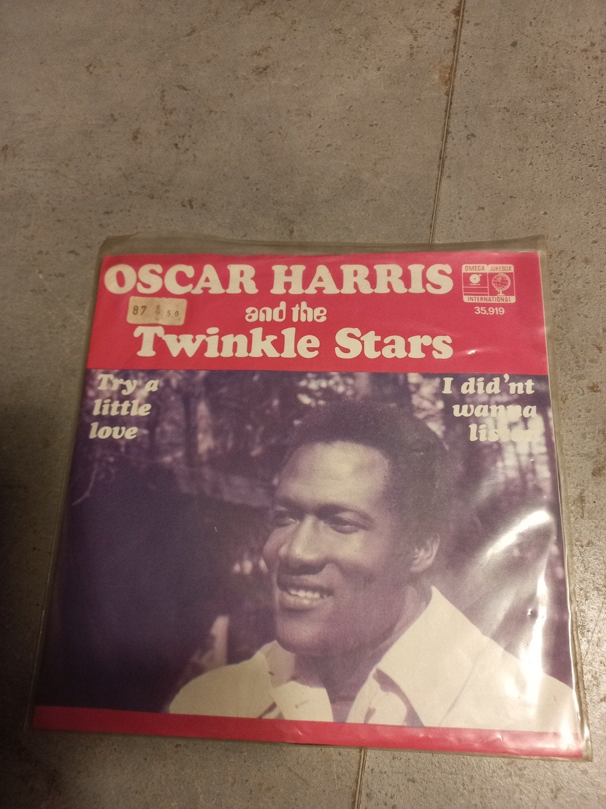 Oscar Harris en The Twinkle Stars - Try a Little Love (Singl, Ophalen of Verzenden, Gebruikt, 7 inch, Pop