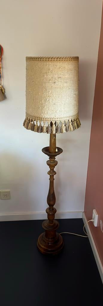 Vintage lamp, Ophalen of Verzenden, Zo goed als nieuw, Stof, 100 tot 150 cm