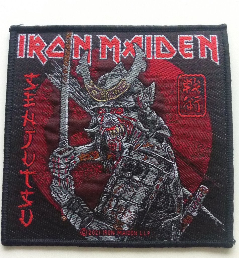 Iron Maiden vrij mooie officiele Senjutsu patch 259, Verzenden, Nieuw, Kleding