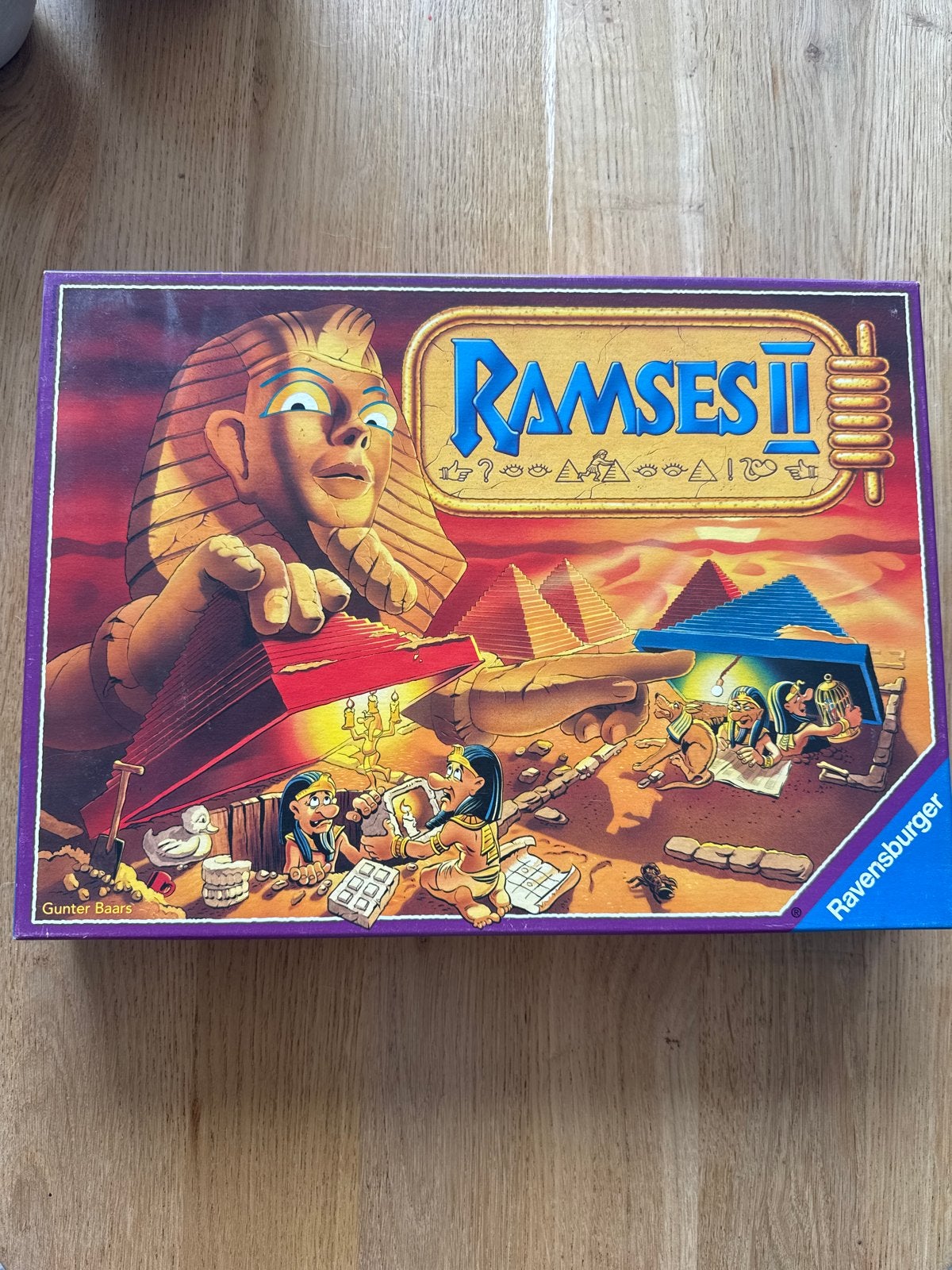 Ramses II bordspel - Ravensburger, Hobby en Vrije tijd, Gezelschapsspellen | Bordspellen, Gebruikt, Drie of vier spelers, Ophalen of Verzenden