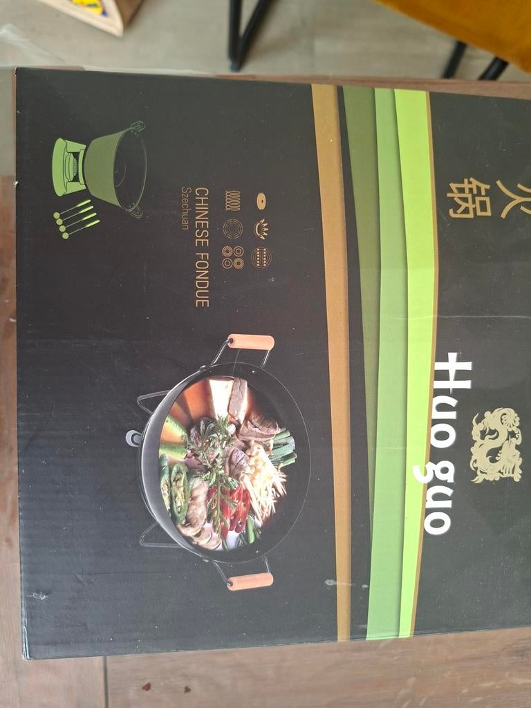 Huo Guo Hotpot / Chinese Fondue Set, Ophalen of Verzenden, Nieuw, Elektrisch, Fondueset