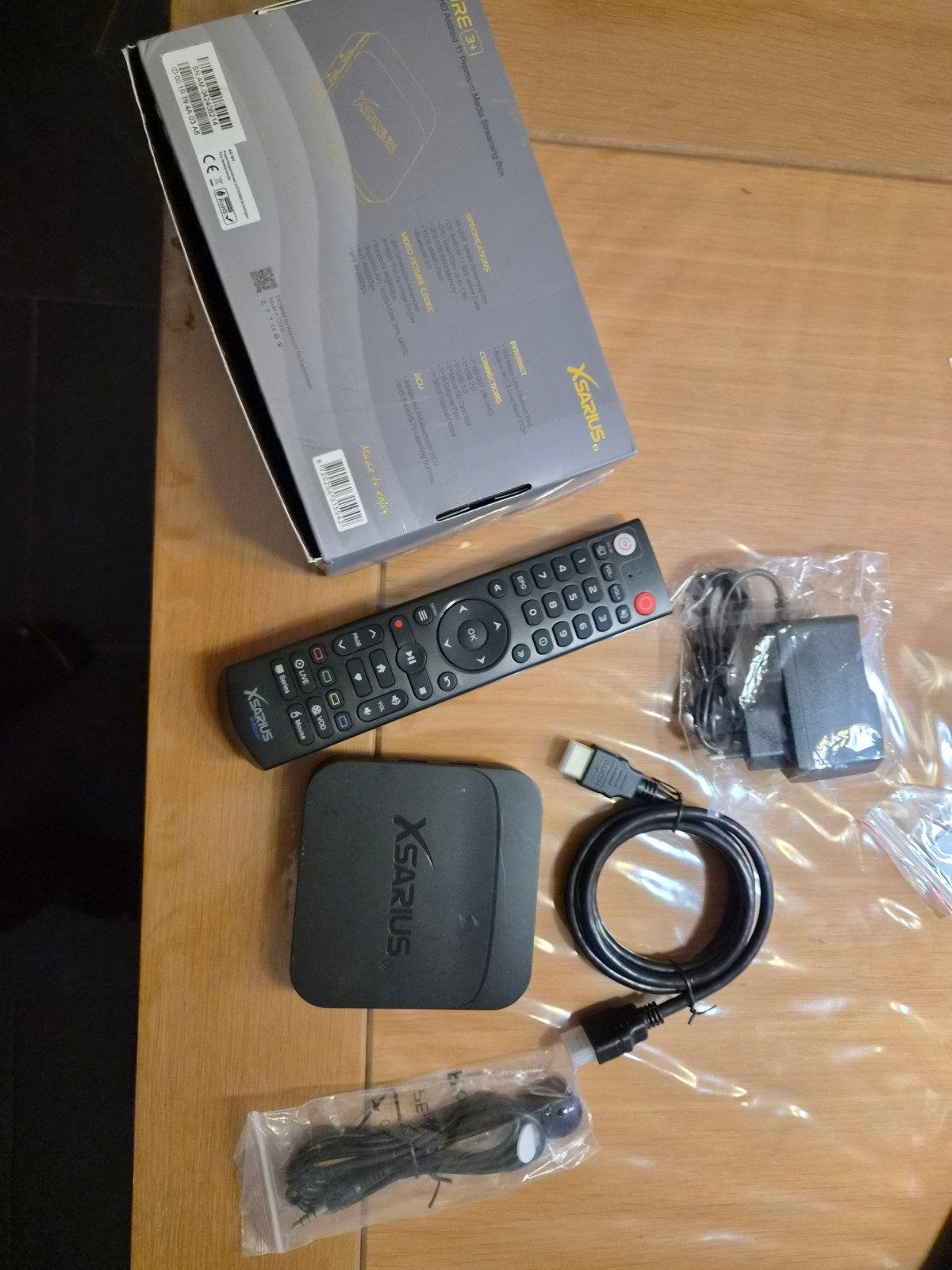 Xsarius Pure 3 TV Box Android met Mytvonline3 en TV kanalen, Ophalen of Verzenden, Zo goed als nieuw, HDMI, Zonder harde schijf