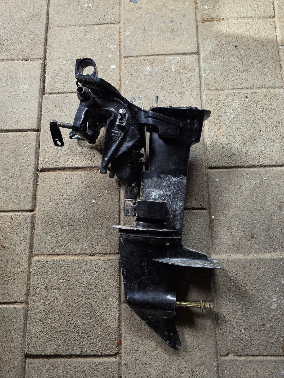 Staartstuk kortstaart met gashendel mercury 15pk 1999, Watersport en Boten, Ophalen of Verzenden, Gebruikt, Motor en Techniek