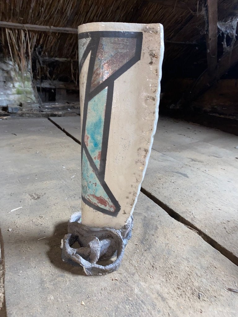 vaas keramiek vaas, Antiek en Kunst, Ophalen of Verzenden