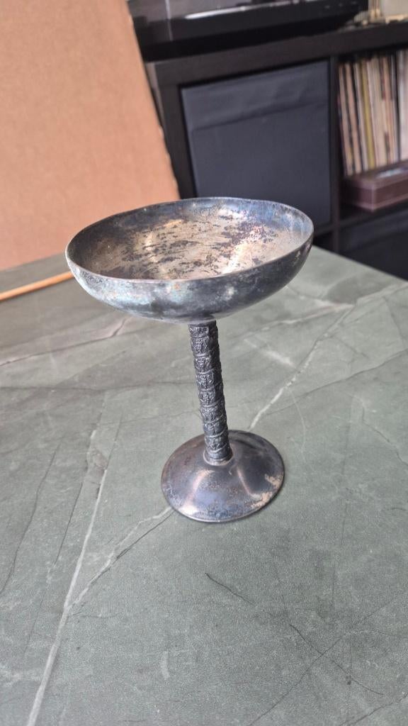 6x verzilverde champagne coupes Alfonso lara vintage-design, Ophalen