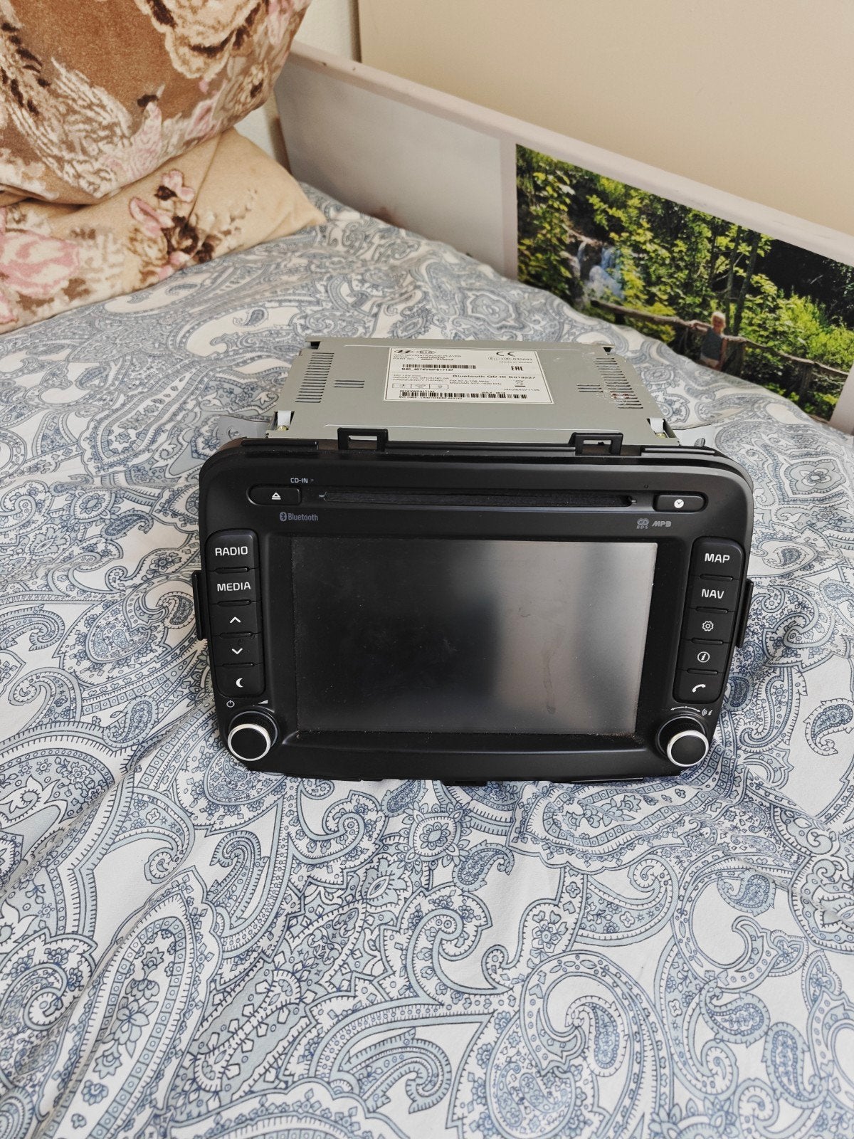 Kia Carens IV Originele Autoradio Navigatie LAN2100EKRP, Ophalen of Verzenden, Gebruikt