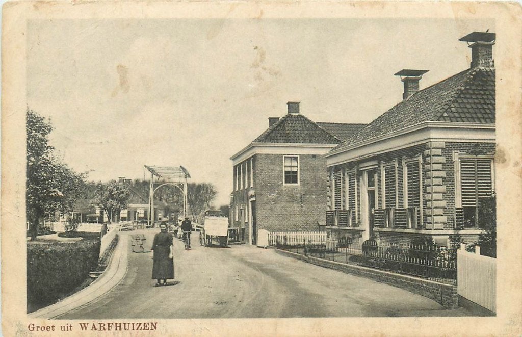 701-249-043 Warfhuizen, Verzamelen, Ophalen of Verzenden, Voor 1920, Groningen