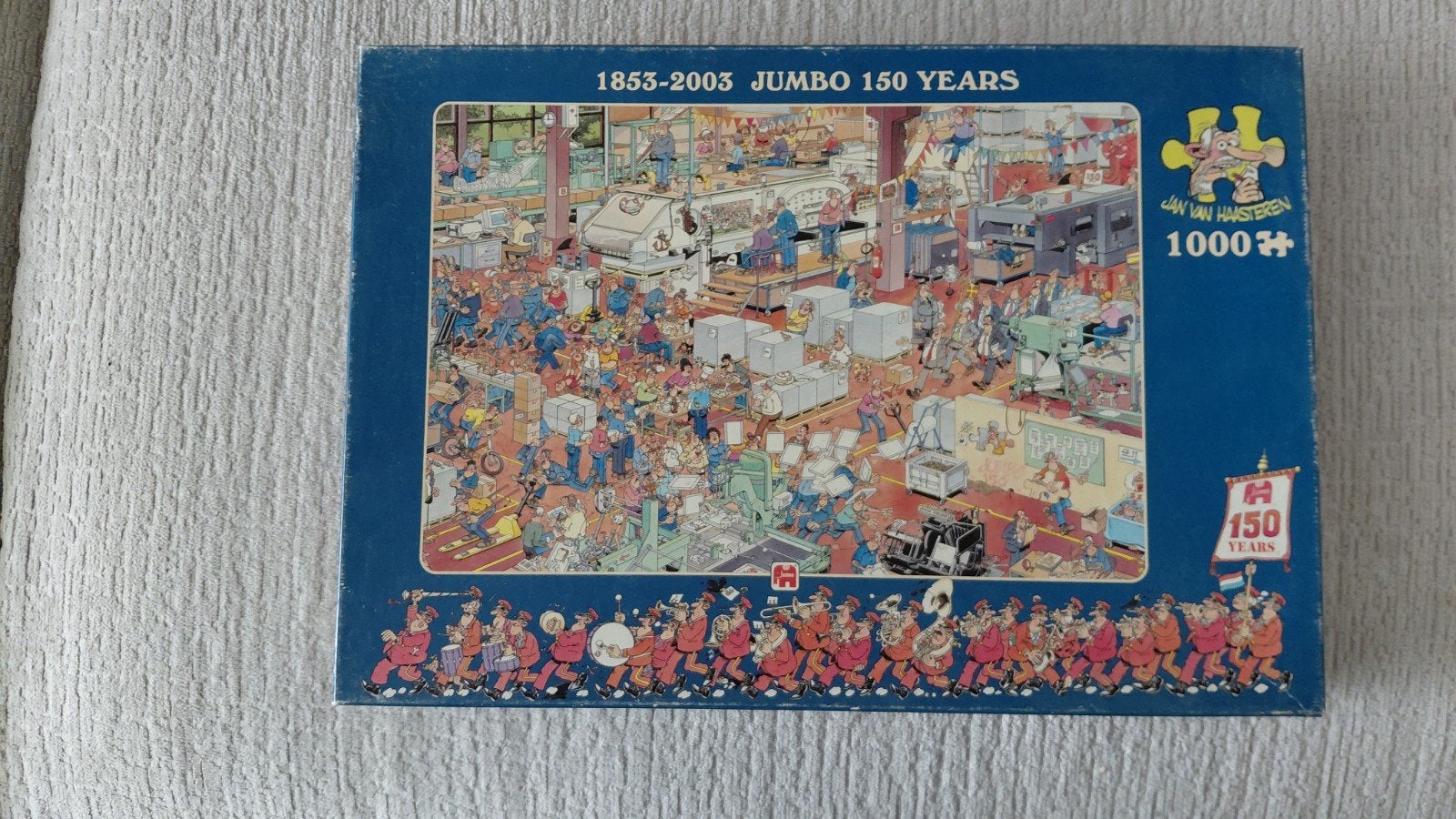 Jan van Haasteren- Jumbo  150 years- 1000 stukjes, Ophalen, 500 t/m 1500 stukjes, Gebruikt, Legpuzzel