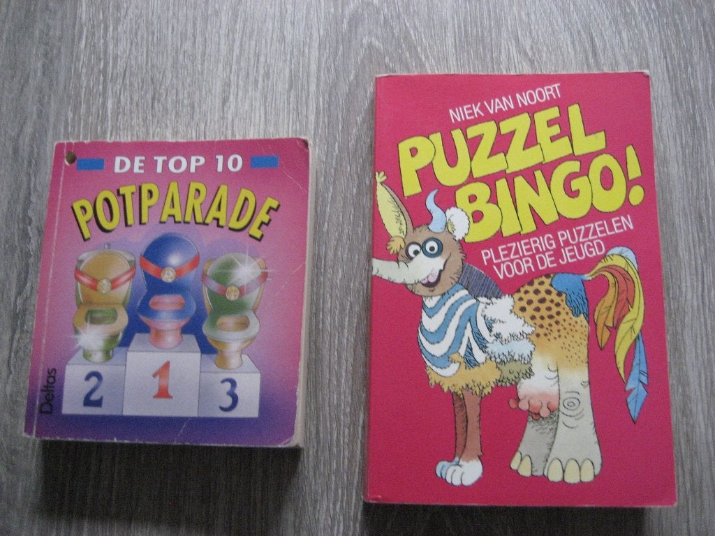 Onbeschreven Puzzelbingo puzzelen Potparada jeugd VAKANTIE, Ophalen of Verzenden, Minder dan 500 stukjes, Zo goed als nieuw, Puzzelboek