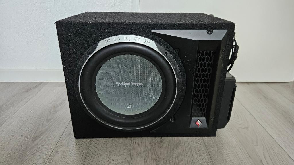 Rockford Fosgate P2 12” subwoofer + P300-1 versterker + LC2i, Auto diversen, Autospeakers, Ophalen, Gebruikt