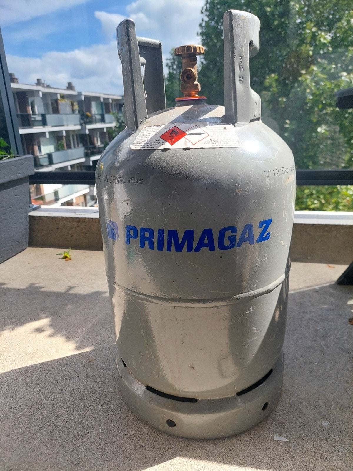 Primagaz gasfles 12,5 kg - Leeg, Ophalen of Verzenden, Gebruikt, Primagaz