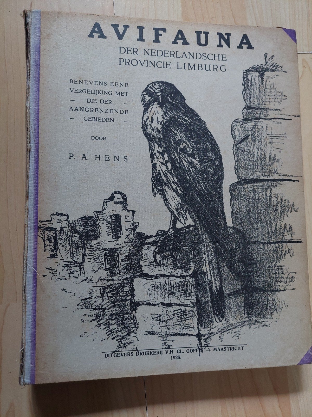 Avifauna Nederlandse Provincie Limburg P.A. Hens 1926, Ophalen of Verzenden, Gelezen, Vogels, P. A. Hens