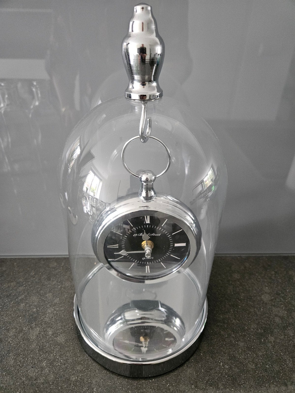 Mooie aparte stolp met klok, Glas, Ophalen, Zo goed als nieuw