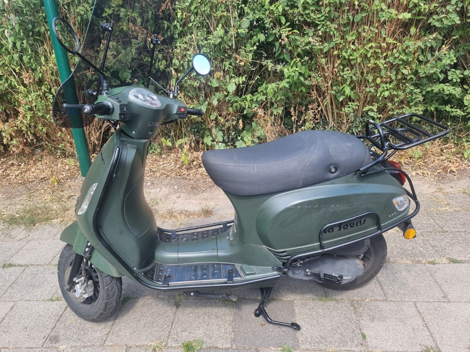 Snor scooter mat groen lasourinis van 2020, Zo goed als nieuw, Benzine, Ophalen, Overige merken