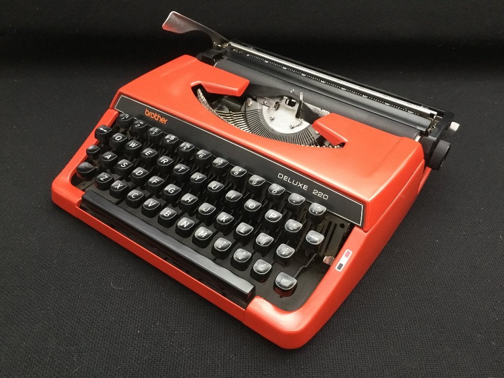 vintage Brother Deluxe 220 typemachine jaren 70, Diversen, Ophalen, Gebruikt