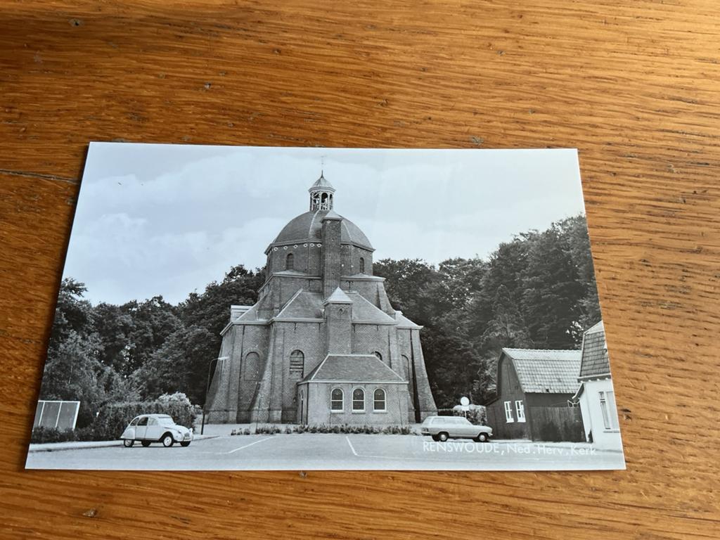 C3136 Renswoude kerk Citroën, Ophalen of Verzenden, 1960 tot 1980, Zuid-Holland