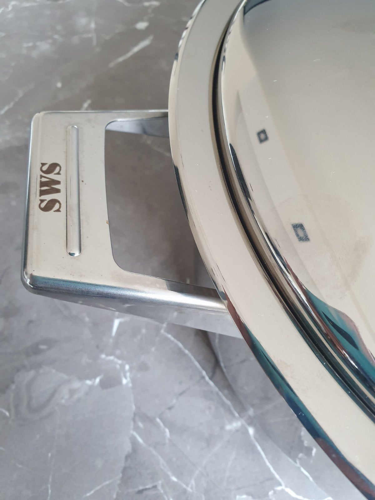 Nieuwe Simtronic SWS Kookpan - RVS met Deksel, Met deksel, Nieuw, Ophalen of Verzenden, Rvs