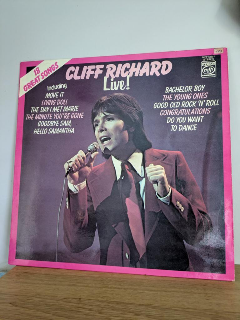 Cliff Richard Live LP, Ophalen of Verzenden