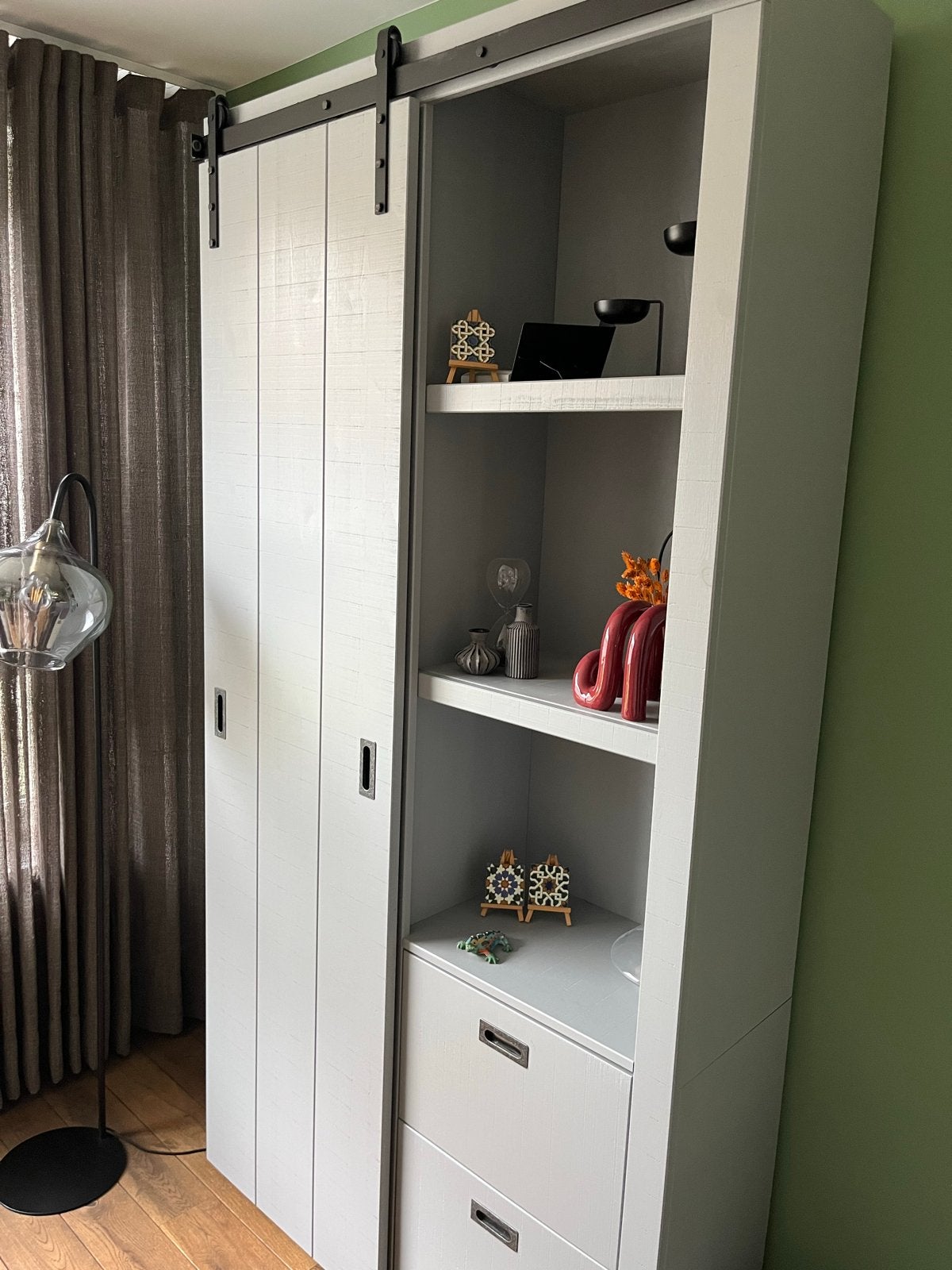 VT Wonen Barnkast Schuifdeur, Ophalen, Gebruikt, 100 tot 150 cm, 200 cm of meer