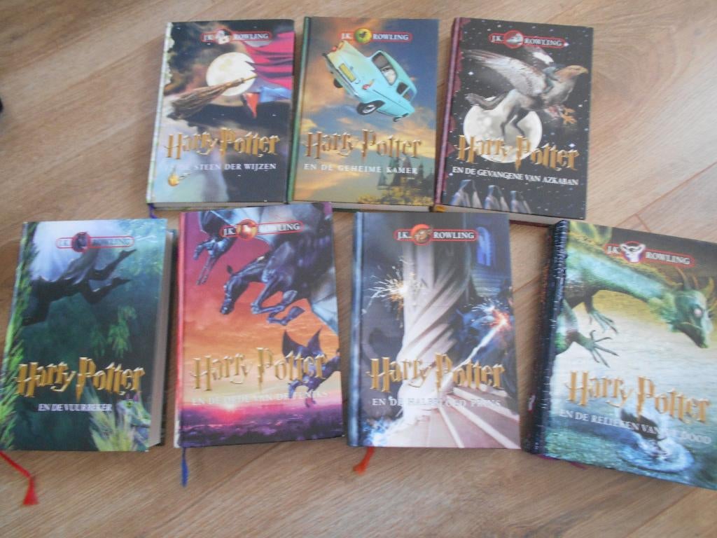 J.K. Rowling deel 1 t/m 7 Harry Potter (hardcover), Boeken, Ophalen of Verzenden, Zo goed als nieuw