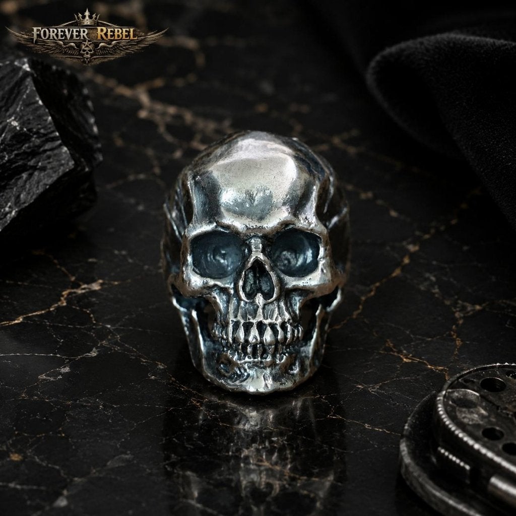 Silent Death - 925 Zilver - Alle maten, Foreverrebelmail@pm.me, Verzenden, 19 tot 20, Dame of Heer