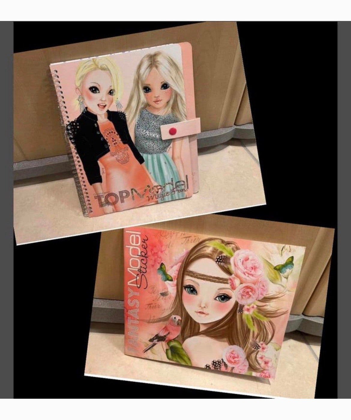 Depesche topmodel kleding ontwerp + fantasy sticker boek, Ophalen of Verzenden, Zo goed als nieuw, Papier, Schets- of Tekenboek