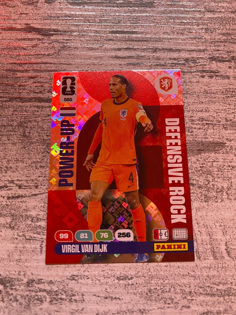 Virgil van Dijk WK 2026 Panini Power-Up Kaart, Hobby en Vrije tijd, Stickers en Plaatjes, Ophalen of Verzenden, Nieuw, Plaatje