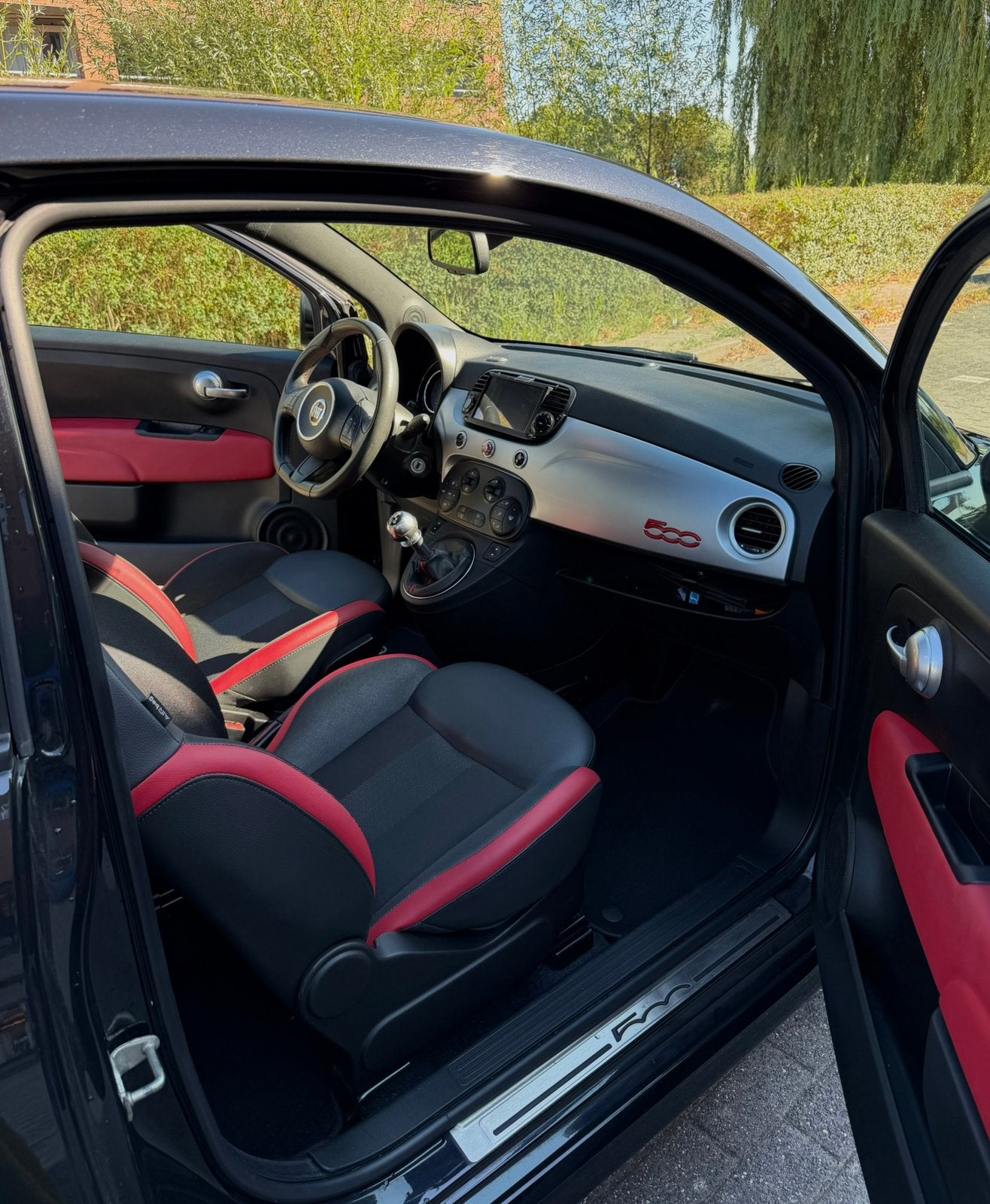 Fiat 500 0.9 TwinAir Turbo Sport | 100 PK | 92.943 km, Auto's, Voorwielaandrijving, Dealer onderhouden, 100 pk, Zwart