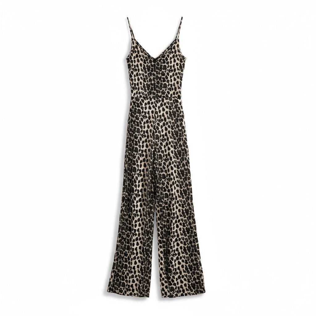 Costes zomer jumpsuit panterprint maat L, Kleding | Dames, Jumpsuits, Ophalen of Verzenden, Zo goed als nieuw, Maat 38/40 (M)