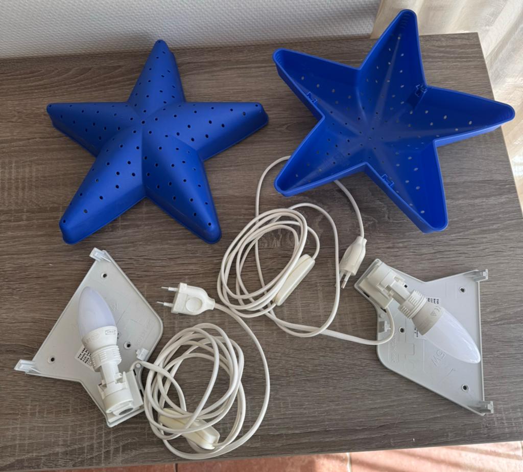 IKEA Smila Ster Lampen – Set van 2, Ophalen, Gebruikt, Lamp