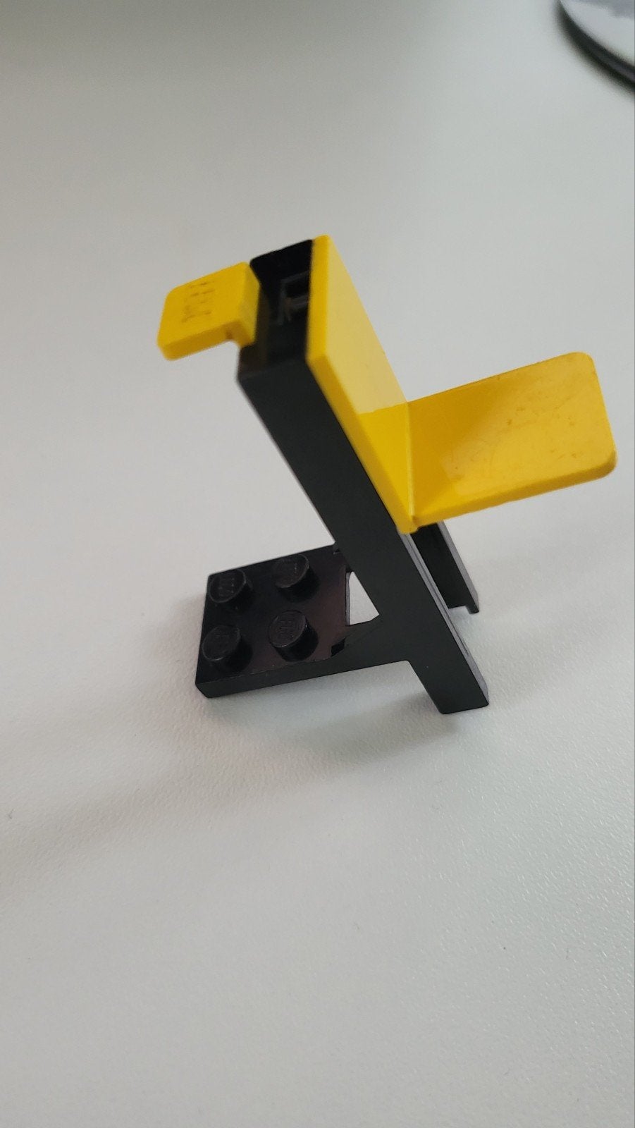 Lego vorkheftruck mast  geel/zwart - Zo goed als nieuw, Ophalen of Verzenden, Gebruikt