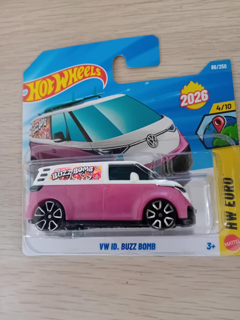 Hot Wheels Volkswagen ID Buzz Bomb Hotwheels, Hobby en Vrije tijd, Modelauto's | Overige schalen, Ophalen of Verzenden, Nieuw