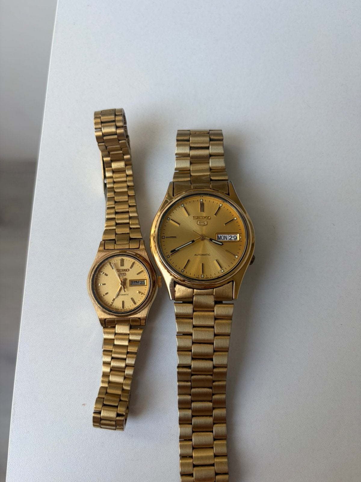 Seiko horloge set, Sieraden, Tassen en Uiterlijk, Horloges | Dames, Gebruikt, Staal, Polshorloge, Ophalen of Verzenden