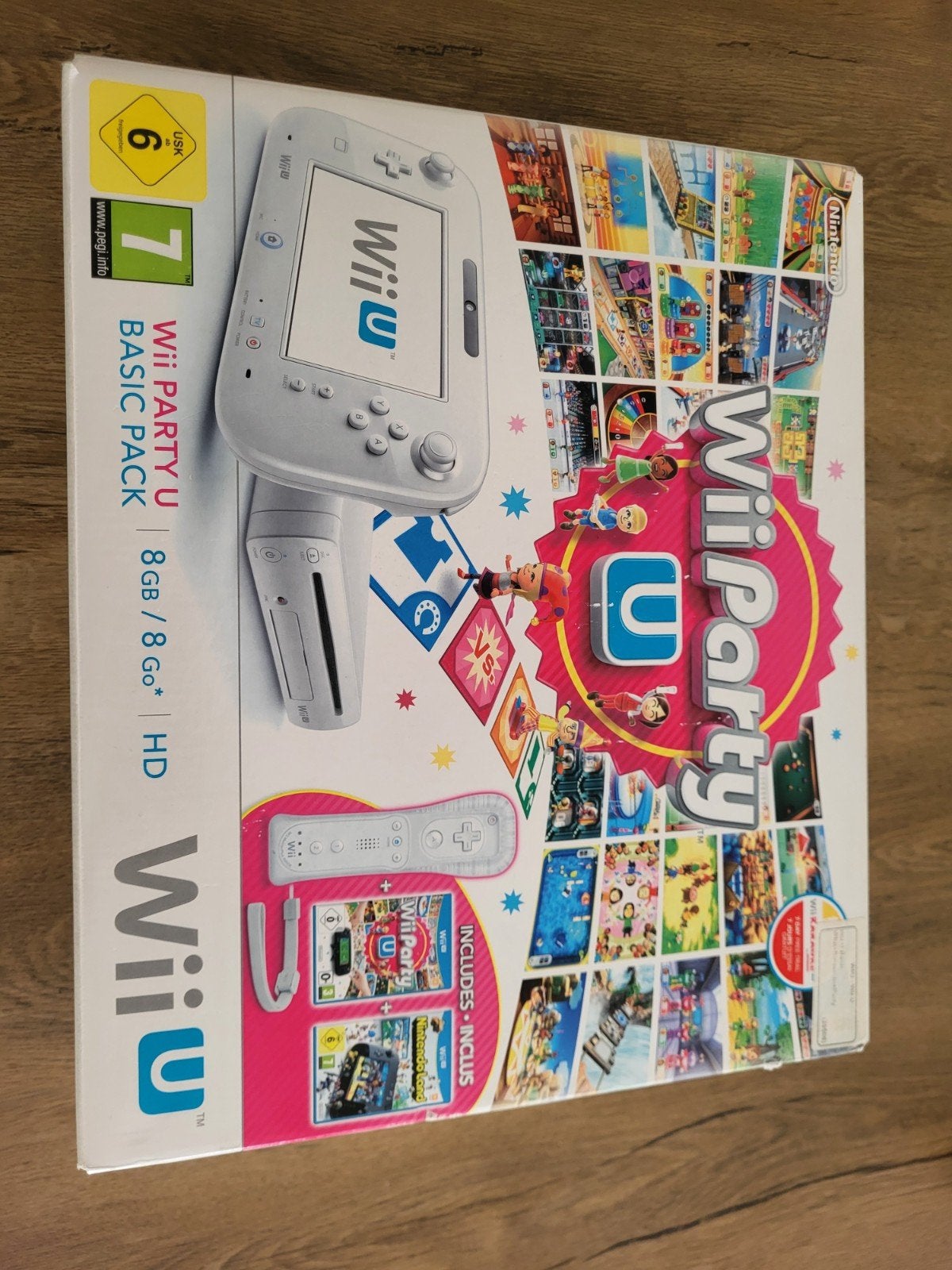 Wii U Basic Pack met 5 spellen en extra controllers, Ophalen of Verzenden, Gebruikt, Met 3 controllers of meer, Met games