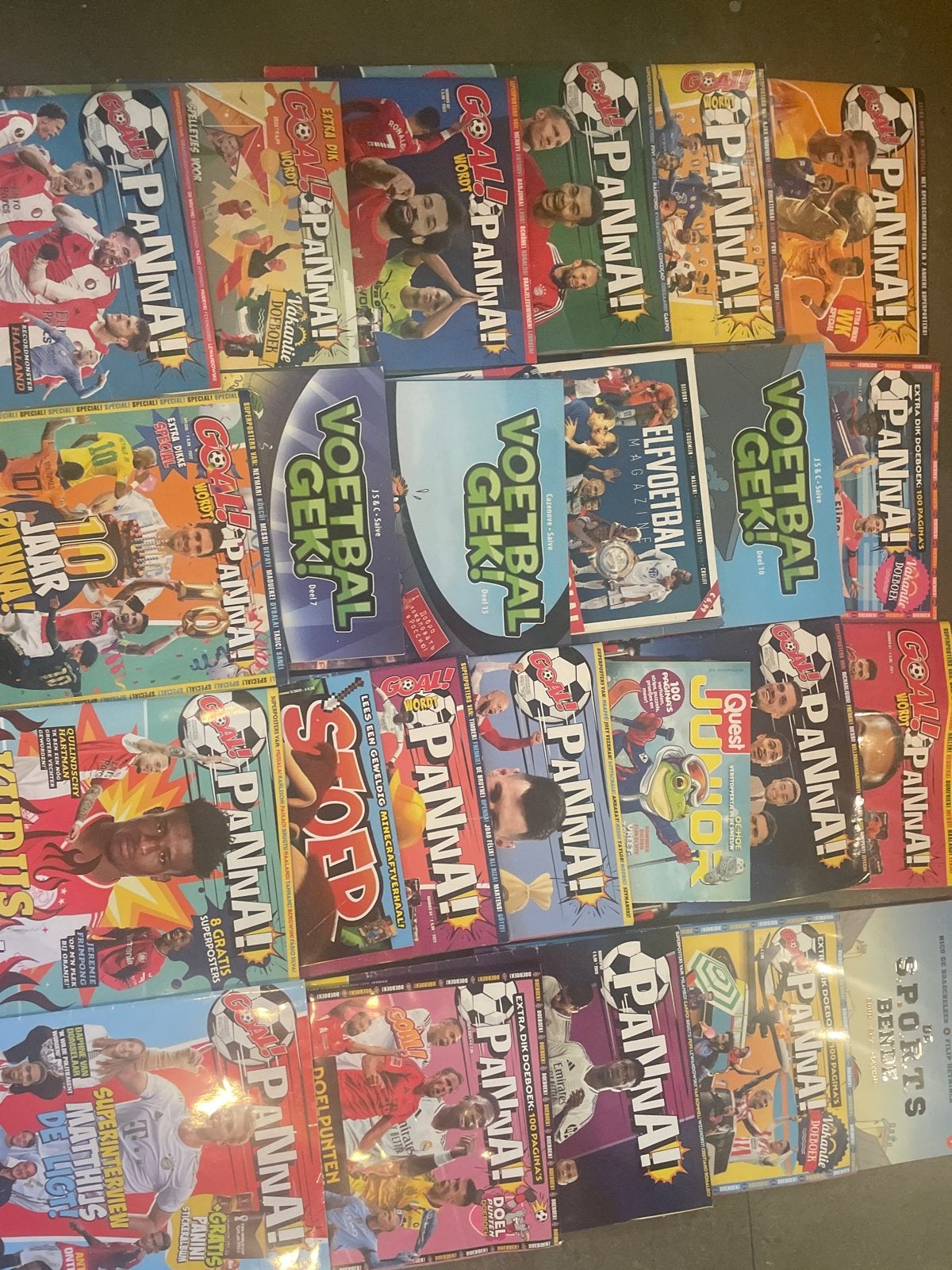 voetbaltijdschriften Goal! Panna!, Ophalen, Gelezen, Sport en Vrije tijd