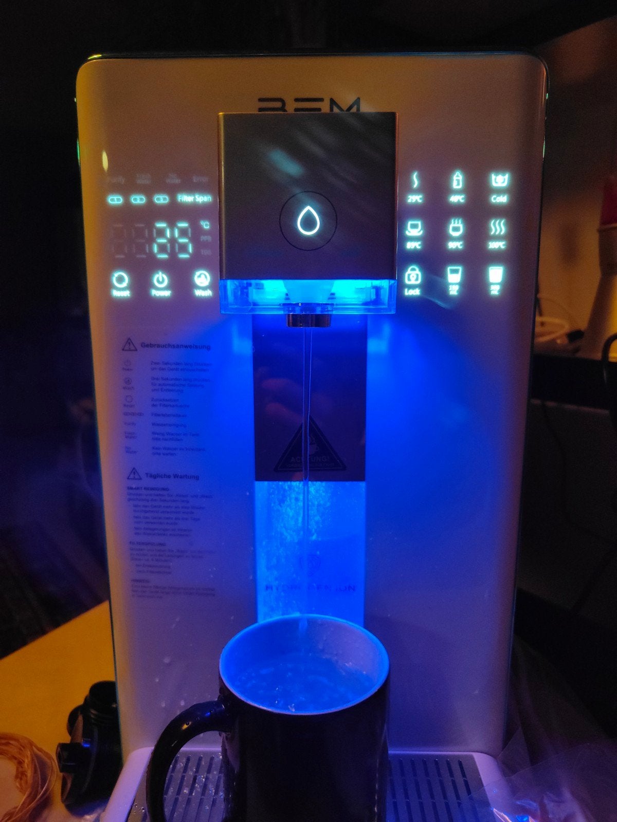 BEM Waterdispenser Waterstof & Reverse Osmose – Koud en Heet, Ophalen of Verzenden, Zo goed als nieuw, Overige typen